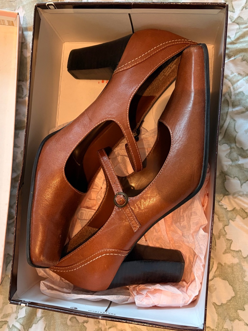 Bandolino Brown Leather Mary Janes